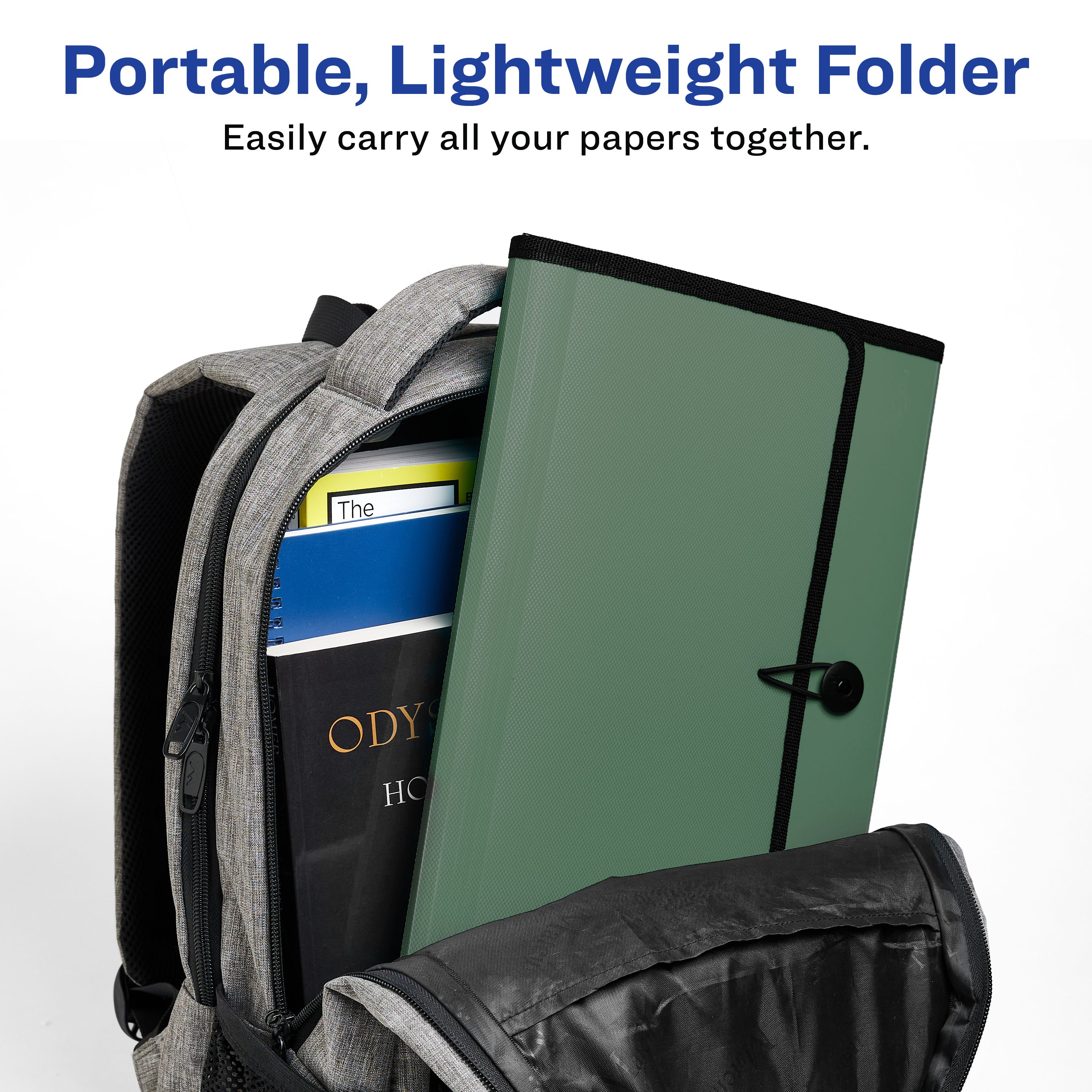 Expanding File Folder, 13-Pocket, Sage 73555 | Avery